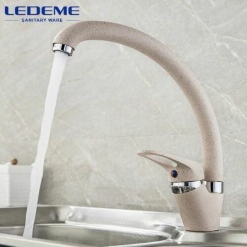 Однорычажный смеситель для кухни LEDEME L5913K